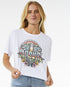 Block Party Crop Short Sleeve Tee